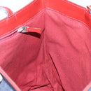 BURBERRY Hand Bag Denim Blue Auth am9048-17