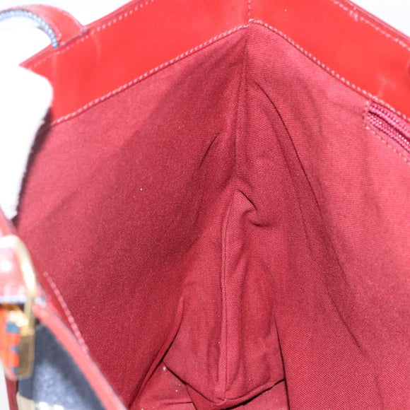 BURBERRY Hand Bag Denim Blue Auth am9048