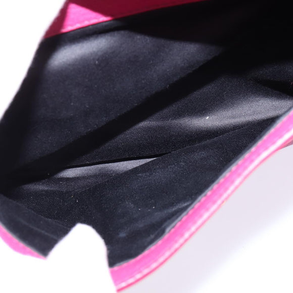 Miu Miu Matelasse Hand Bag Leather 2way Pink Gold Auth am9052