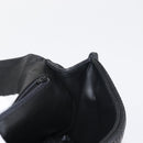 BALLY Chain Shoulder Bag Leather Black Gold Auth am9054-19