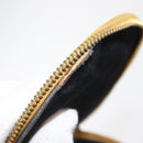 CHANEL COCO Mark Jewelry Box Caviar Skin Yellow Gold CC Auth am9057-10