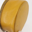 CHANEL COCO Mark Jewelry Box Caviar Skin Yellow Gold CC Auth am9057-7