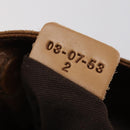 Chloe Paddington Shoulder Bag Leather Brown Gold Auth am9059-21