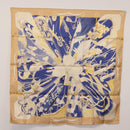 HERMES Carre 90 Scarf ""Soleil de Soie"" Silk Beige Auth am9063-12