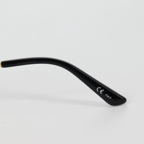 BALENCIAGA Sunglasses plastic Gold Auth am9066M