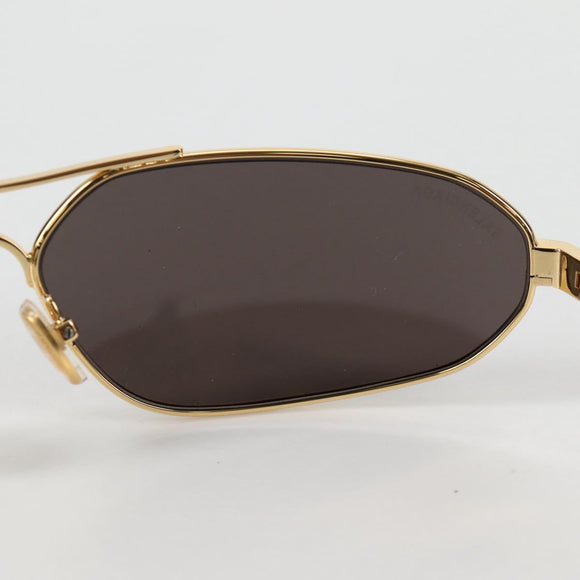 BALENCIAGA Sunglasses plastic Gold Auth am9066M