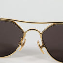 BALENCIAGA Sunglasses plastic Gold Auth am9066M-17