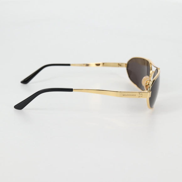 BALENCIAGA Sunglasses plastic Gold Auth am9066M