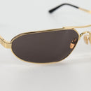 BALENCIAGA Sunglasses plastic Gold Auth am9066M-8