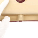 CARTIER Must Line Glasses Case Leather Bordeaux Auth am9067-10