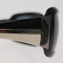 PRADA Sunglasses plastic Black Auth am9068-8