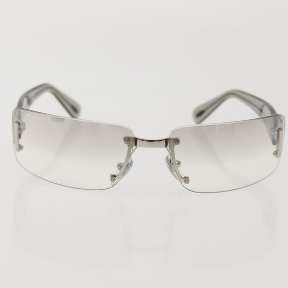 BVLGARI Sunglasses plastic Silver Auth am9072