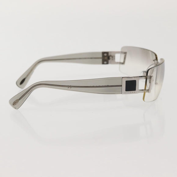 BVLGARI Sunglasses plastic Silver Auth am9072