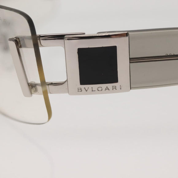 BVLGARI Sunglasses plastic Silver Auth am9072