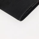 BVLGARI Logo Mania Bifold Wallet Canvas Black Auth am9073-11