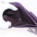 Salvatore Ferragamo Gancini Wallet Leather Purple Gold Auth am9074-18