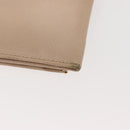 Salvatore Ferragamo Gancini Long Wallet Leather Beige Gold Auth am9075-15