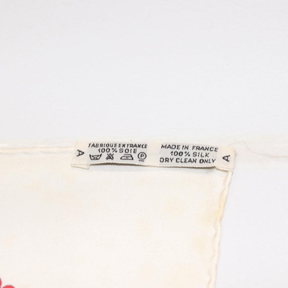 HERMES Carre 90 Scarf ""SELLES A HOUSSE"" Silk Red Auth am9081