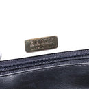 BALLY Chain Shoulder Bag Leather White Gold Auth am9085-18