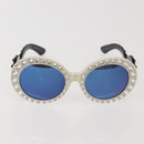 PRADA Sunglasses plastic White Auth am9092-2