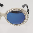 PRADA Sunglasses plastic White Auth am9092-5