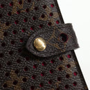 LOUIS VUITTON Monogram Perfo Compact Zip Wallet Fuchsia M95188 LV Auth am9095V-17