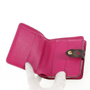LOUIS VUITTON Monogram Perfo Compact Zip Wallet Fuchsia M95188 LV Auth am9095V-8