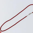 Baccarat Heart Necklace Crystal glass Red Auth am9096-11