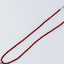 Baccarat Heart Necklace Crystal glass Red Auth am9096-5