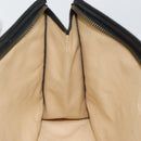 MCM Logogram Vicetos Clutch Bag PVC Black Auth am9105-18