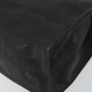 MCM Logogram Vicetos Clutch Bag PVC Black Auth am9105-8