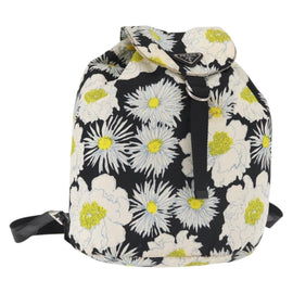 PRADA Backpack Nylon Black Silver Auth am9106