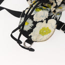 PRADA Backpack Nylon Black Silver Auth am9106-10