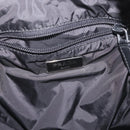 PRADA Backpack Nylon Black Silver Auth am9106-23