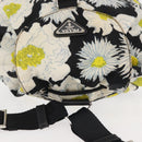 PRADA Backpack Nylon Black Silver Auth am9106-6
