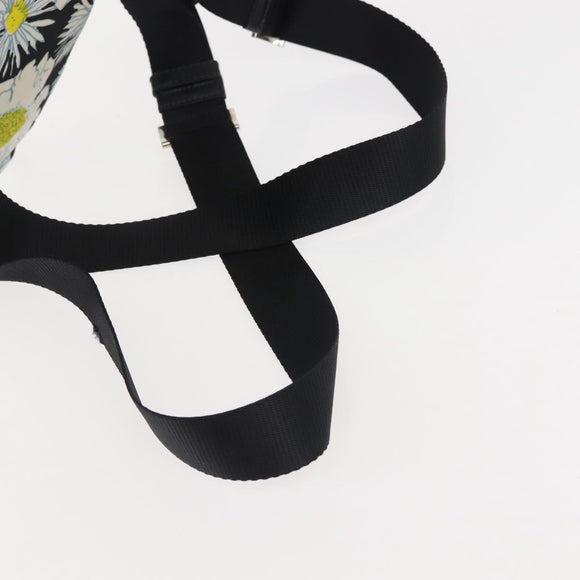 PRADA Backpack Nylon Black Silver Auth am9106