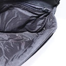 BALLY Chain Shoulder Bag Nylon Black Gold Auth am9111-20