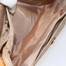 GUCCI Shoulder Bag Leather Beige Gold 001 14 0712 Auth am9113-11