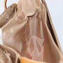 GUCCI Shoulder Bag Leather Beige Gold 001 14 0712 Auth am9113-19
