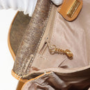 GUCCI Shoulder Bag Leather Beige Gold 001 14 0712 Auth am9113-22