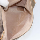 GUCCI Shoulder Bag Leather Beige Gold 001 14 0712 Auth am9113-24