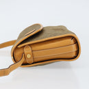 GUCCI Shoulder Bag Leather Beige Gold 001 14 0712 Auth am9113-4