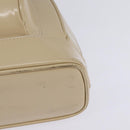 GUCCI Bamboo Body Bag Patent leather Beige Gold 007 2113 0127 Auth am9114-14
