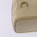 GUCCI Bamboo Body Bag Patent leather Beige Gold 007 2113 0127 Auth am9114-12