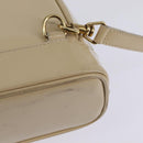 GUCCI Bamboo Body Bag Patent leather Beige Gold 007 2113 0127 Auth am9114-13