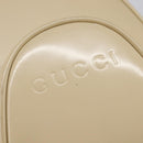 GUCCI Bamboo Body Bag Patent leather Beige Gold 007 2113 0127 Auth am9114-14