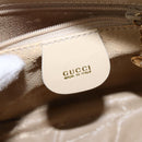 GUCCI Bamboo Body Bag Patent leather Beige Gold 007 2113 0127 Auth am9114-15