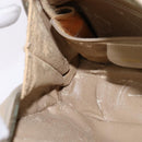 GUCCI Bamboo Body Bag Patent leather Beige Gold 007 2113 0127 Auth am9114-20
