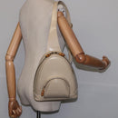 GUCCI Bamboo Body Bag Patent leather Beige Gold 007 2113 0127 Auth am9114-22