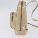 GUCCI Bamboo Body Bag Patent leather Beige Gold 007 2113 0127 Auth am9114-3